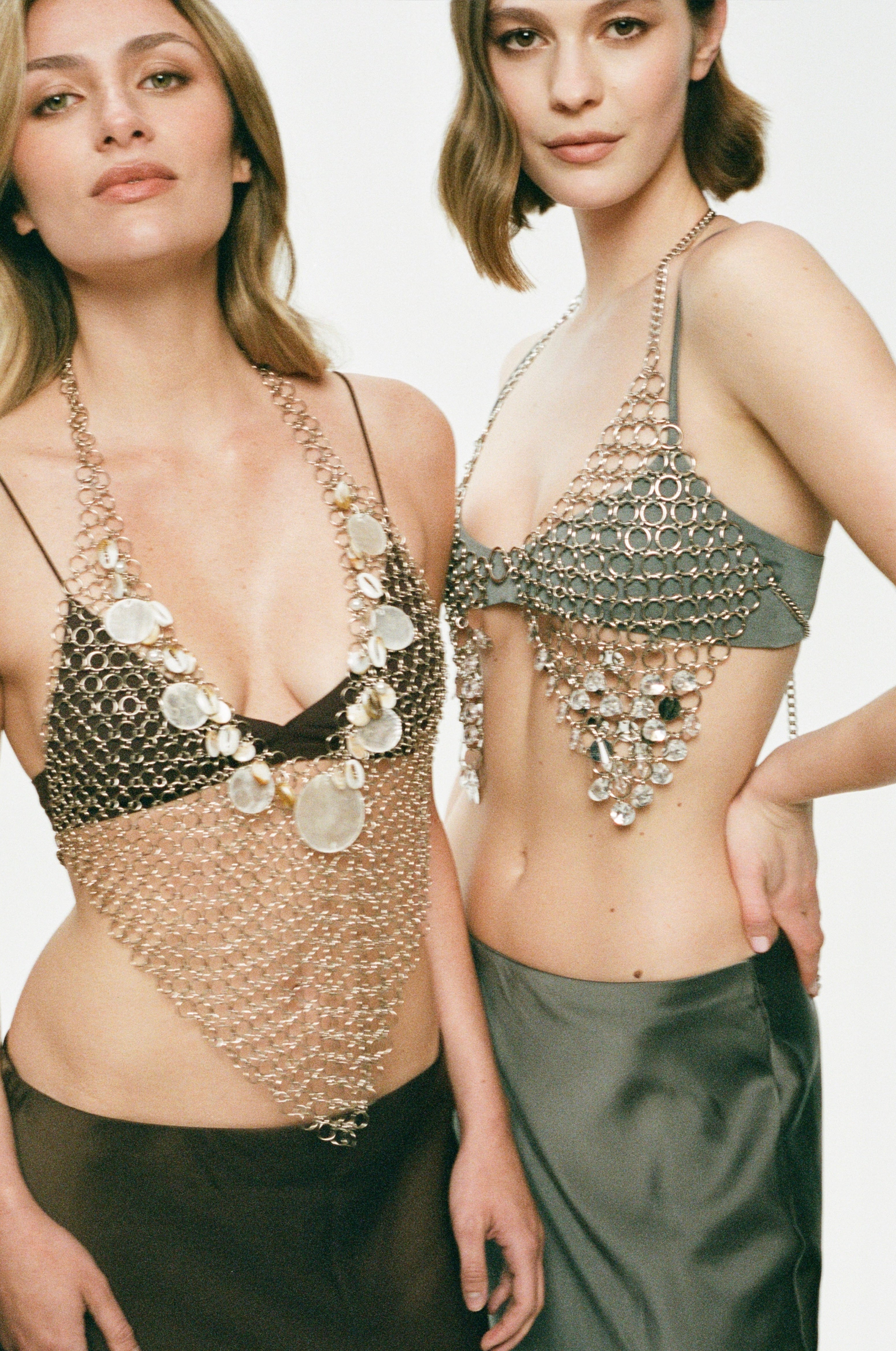 ROSE TOP IN SILVER – The Party Edition