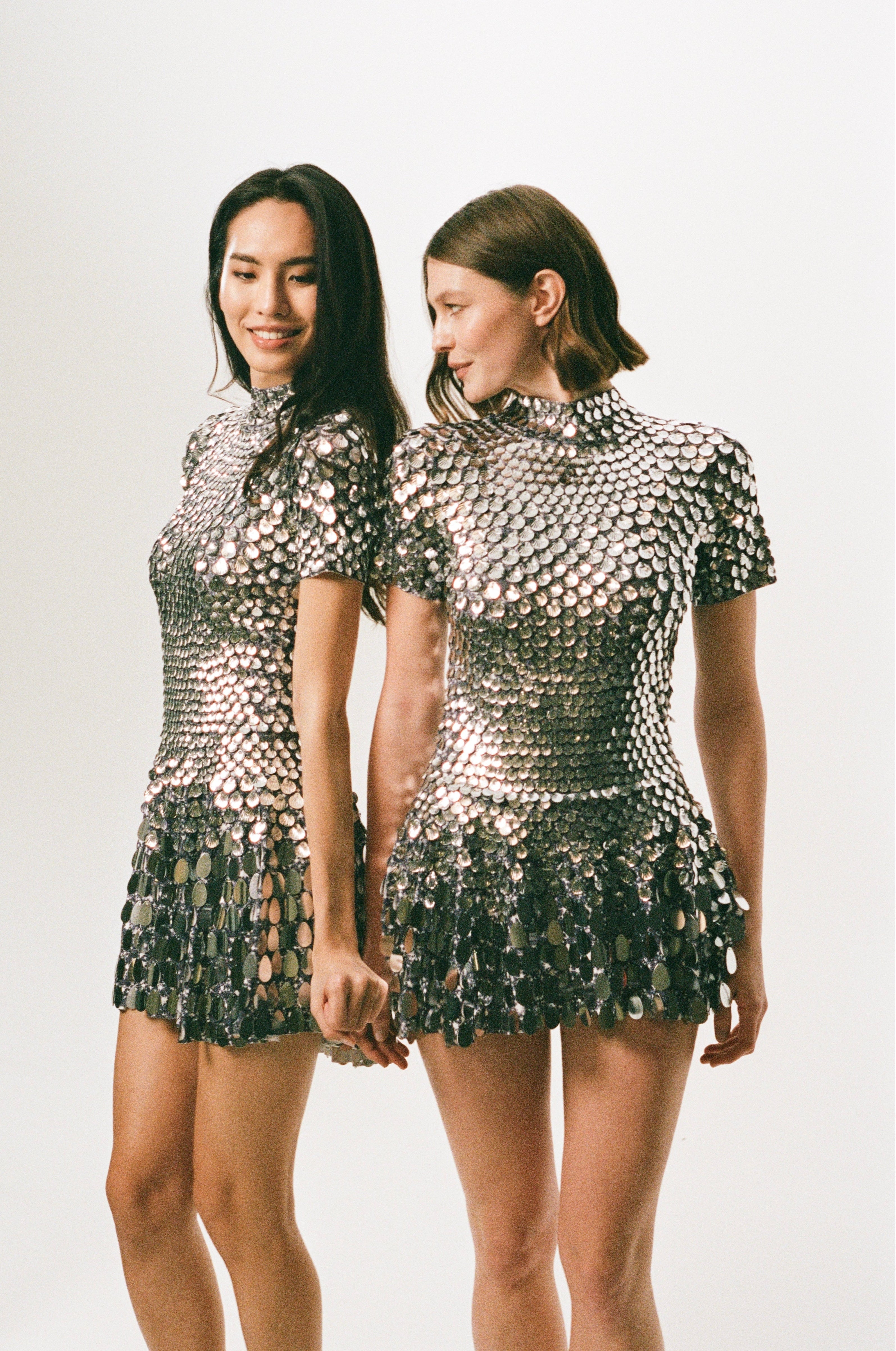 NALA DRESS IN SILVER The Party Edition NALA DRESS IN SILVER The Party Edition